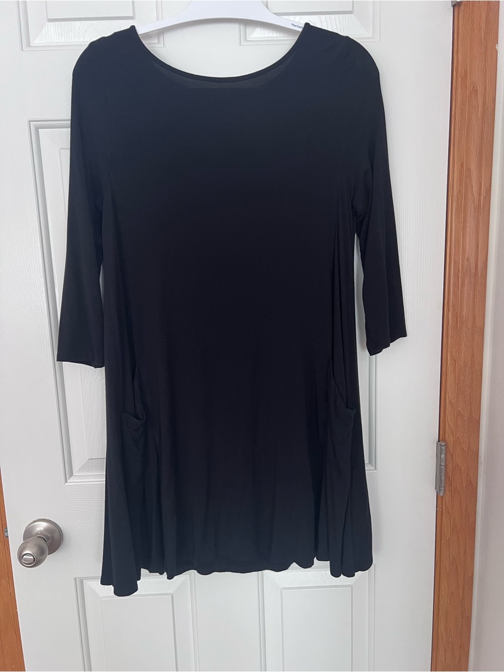 Classic Black Women's A-Line Pocket Dress